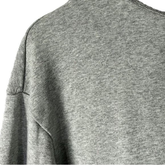 Nap Loungewear Heather Gray Pure Cotton Loose Cut Sweatshirt - Picture 3 of 7